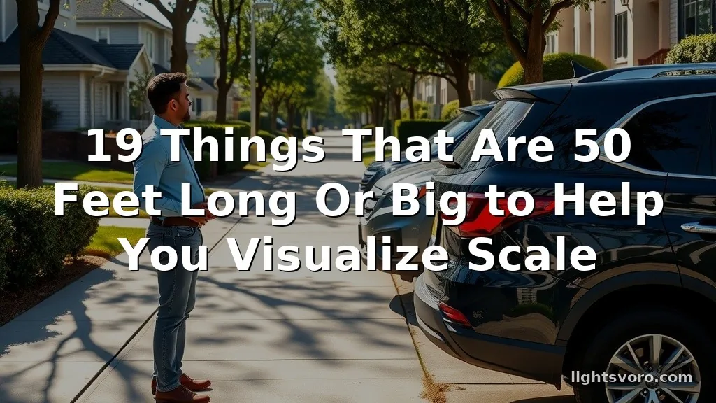 19 Things That Are 50 Feet Long Or Big to Help You Visualize Scale