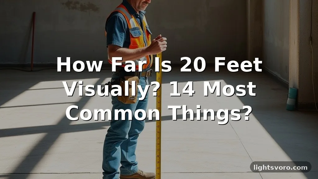How Far Is 20 Feet Visually? 14 Most Common Things?