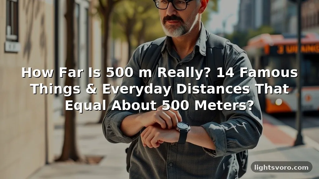 How Far Is 500 m Really? 14 Famous Things & Everyday Distances That Equal About 500 Meters?