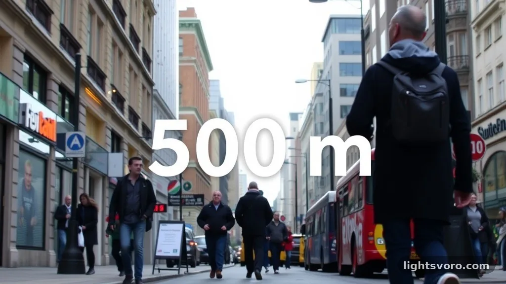 The Human Experience of Walking 500 Meters - How Far Is 500 m Really? 14 Famous Things & Everyday Distances That Equal About 500 Meters